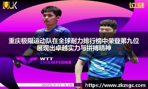 重庆极限运动队在全球耐力排行榜中荣登第九位展现出卓越实力与拼搏精神
